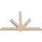 Ekena Millwork Kennewick Smooth Timber Gable Bracket, Douglas Fir, 84"W x 56"H x 3 1/2"D x 5 1/2"F, 16/12 Pitch GBW084X56X0406KEN00SDF - alternate 4